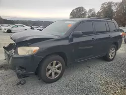 Salvage cars for sale from Copart Concord, NC: 2009 Toyota Highlander