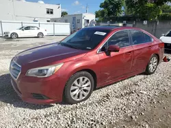 Subaru Legacy Vehiculos salvage en venta: 2017 Subaru Legacy 2.5I Premium