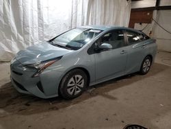 Salvage cars for sale at Ebensburg, PA auction: 2017 Toyota Prius