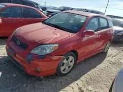 Salvage cars for sale from Copart Haslet, TX: 2007 Toyota Corolla Matrix XR