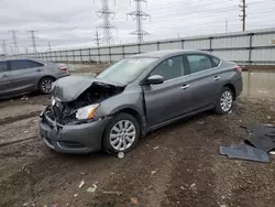 Nissan Sentra Vehiculos salvage en venta: 2015 Nissan Sentra S