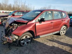 Salvage cars for sale at Leroy, NY auction: 2017 Subaru Forester 2.5I