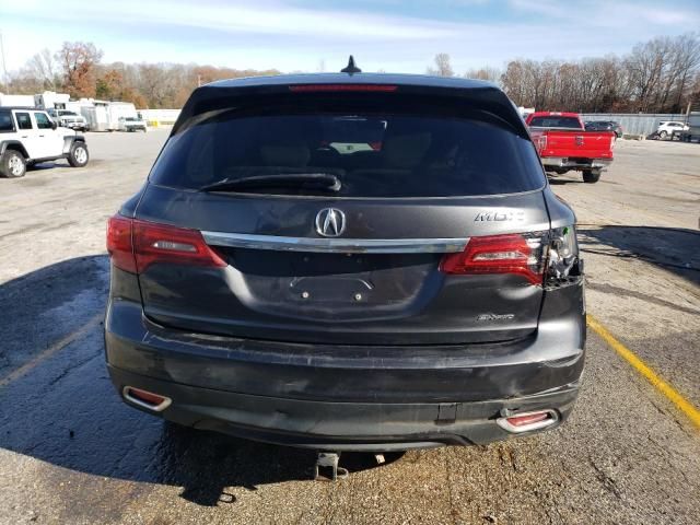 2016 Acura MDX Technology