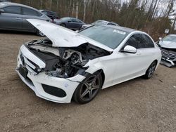 Mercedes-Benz salvage cars for sale: 2015 Mercedes-Benz C 300 4matic