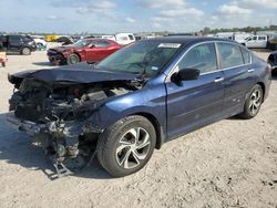 Honda salvage cars for sale: 2017 Honda Accord LX