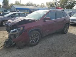 Salvage cars for sale at Wichita, KS auction: 2021 Jeep Cherokee Latitude Plus