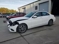 Salvage cars for sale at Gaston, SC auction: 2015 Mercedes-Benz C 300 4matic