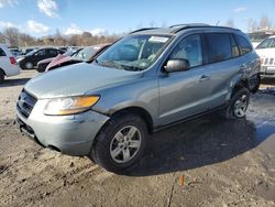 Salvage cars for sale at Duryea, PA auction: 2009 Hyundai Santa FE GLS