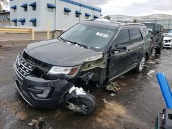 Salvage cars for sale at Anthony, TX auction: 2017 Ford Explorer XLT