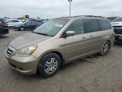 Salvage cars for sale at Indianapolis, IN auction: 2005 Honda Odyssey EX