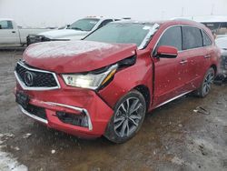 Acura mdx salvage cars for sale: 2020 Acura MDX Advance