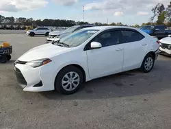 Vehiculos salvage en venta de Copart Dunn, NC: 2018 Toyota Corolla L