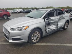 Salvage cars for sale at Fresno, CA auction: 2016 Ford Fusion S