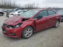 Chevrolet salvage cars for sale: 2018 Chevrolet Cruze LT