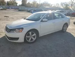 Salvage cars for sale at Wichita, KS auction: 2013 Volkswagen Passat SE