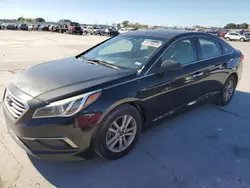 Salvage cars for sale at Grand Prairie, TX auction: 2016 Hyundai Sonata SE