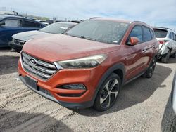 Salvage SUVs for sale at auction: 2016 Hyundai Tucson Limited