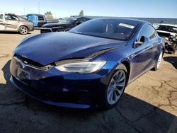 Salvage cars for sale at Woodhaven, MI auction: 2016 Tesla Model S