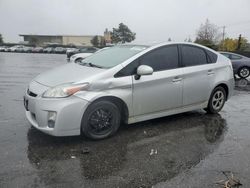 Salvage cars for sale at San Martin, CA auction: 2010 Toyota Prius