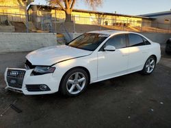 Salvage cars for sale from Copart Albuquerque, NM: 2012 Audi A4 Premium Plus