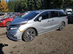 Honda salvage cars for sale: 2020 Honda Odyssey Elite