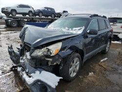 Salvage cars for sale at Brighton, CO auction: 2013 Subaru Outback 2.5I Premium