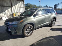 Salvage cars for sale at Cartersville, GA auction: 2019 Toyota Highlander SE