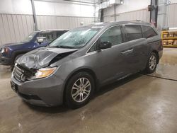 Salvage cars for sale at Casper, WY auction: 2012 Honda Odyssey EXL