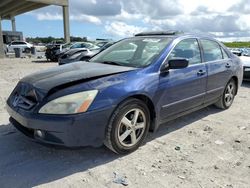 Salvage cars for sale at West Palm Beach, FL auction: 2003 Honda Accord EX