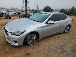 Salvage cars for sale at China Grove, NC auction: 2020 Infiniti Q50 Pure