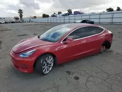 Salvage cars for sale from Copart Martinez, CA: 2018 Tesla Model 3