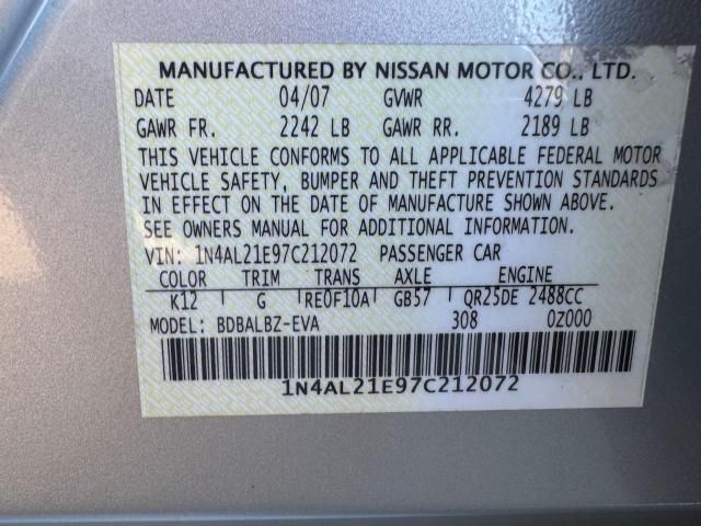 2007 Nissan Altima 2.5