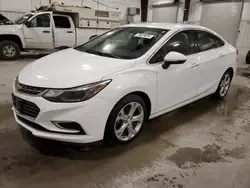 Salvage cars for sale from Copart Avon, MN: 2017 Chevrolet Cruze Premier