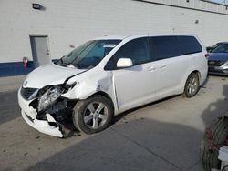 Salvage cars for sale at Farr West, UT auction: 2012 Toyota Sienna Base