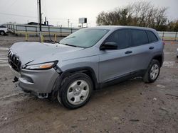 Salvage cars for sale at Oklahoma City, OK auction: 2017 Jeep Cherokee Sport