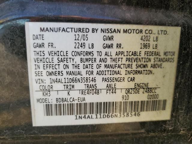 2006 Nissan Altima S