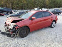 Salvage cars for sale at Gainesville, GA auction: 2015 Toyota Corolla L