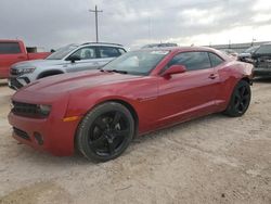 Salvage cars for sale at Andrews, TX auction: 2013 Chevrolet Camaro LT