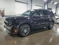 Vehiculos salvage en venta de Copart Ham Lake, MN: 2019 Ford Explorer Sport