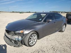 Salvage cars for sale at New Braunfels, TX auction: 2014 Lexus IS 250