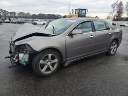 Vehiculos salvage en venta de Copart Dunn, NC: 2012 Chevrolet Malibu 1LT