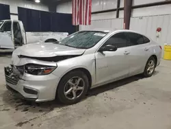 Chevrolet Malibu ls salvage cars for sale: 2017 Chevrolet Malibu LS