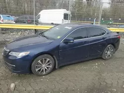 Salvage cars for sale at Waldorf, MD auction: 2015 Acura TLX Tech