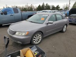 Hyundai Azera salvage cars for sale: 2007 Hyundai Azera SE