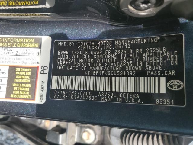 2012 Toyota Camry Base