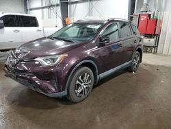 Salvage cars for sale at Ham Lake, MN auction: 2017 Toyota Rav4 LE