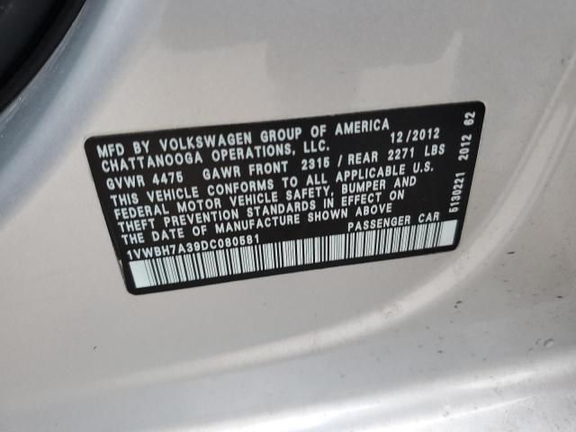 2013 Volkswagen Passat SE