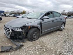 Salvage cars for sale at Columbus, OH auction: 2017 Hyundai Elantra SE