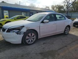 Salvage cars for sale from Copart Wichita, KS: 2009 Honda Accord EXL