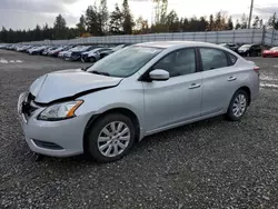 Vehiculos salvage en venta de Copart Graham, WA: 2014 Nissan Sentra S